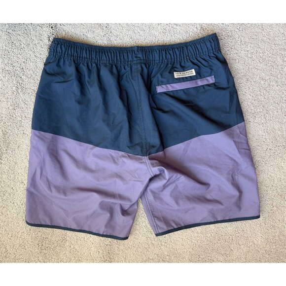Fair Harbor Mens Size Large Anchor Colorblock Swim Shorts Trunks 8" - Picture 8 of 13